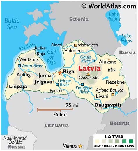 Latvia Maps & Facts 